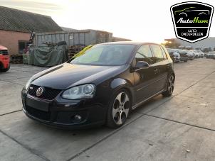 Volkswagen Golf V 2.0 GTI 16V FSI Turbo Samochód złomowany (2007, Czarny)