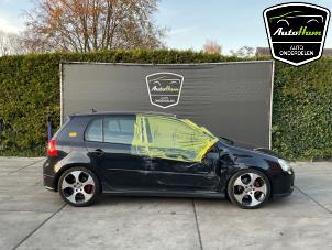 Volkswagen Golf V 2.0 GTI 16V FSI Turbo Samochód złomowany (2007, Czarny)