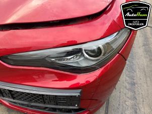 Alfa Romeo Giulia 2.9 Bi-Turbo V6 24V Quadrifoglio Verde Épave (2017, Rouge)