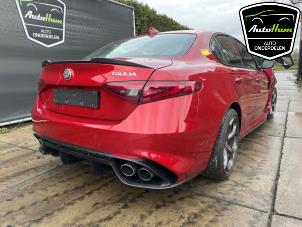 Alfa Romeo Giulia 2.9 Bi-Turbo V6 24V Quadrifoglio Verde Épave (2017, Rouge)