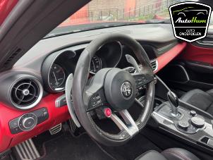 Alfa Romeo Giulia 2.9 Bi-Turbo V6 24V Quadrifoglio Verde Épave (2017, Rouge)