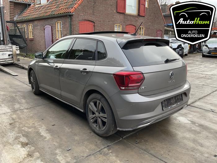 Volkswagen Polo VI 1.0 TSI 12V Samochód złomowany (2021, Szary)