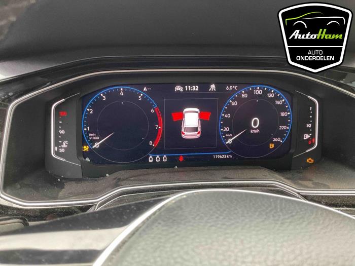 Volkswagen Polo VI 1.0 TSI 12V Samochód złomowany (2021, Szary)