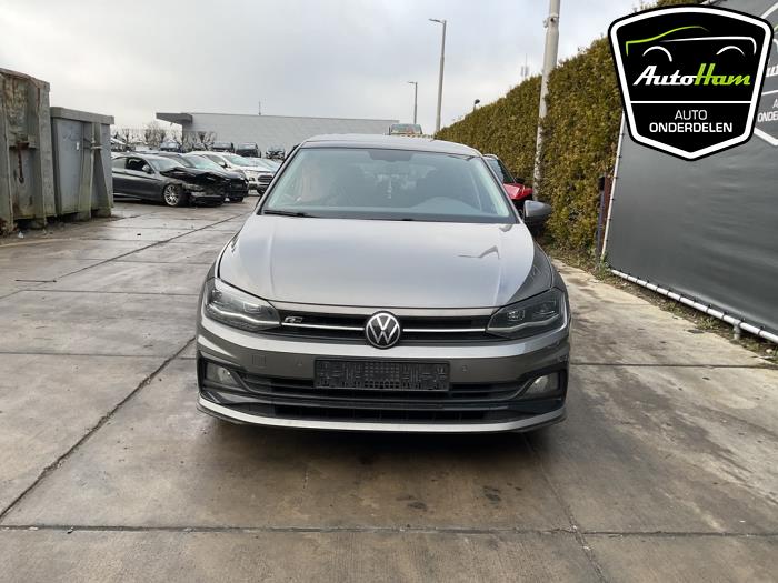 Volkswagen Polo VI 1.0 TSI 12V Samochód złomowany (2021, Szary)