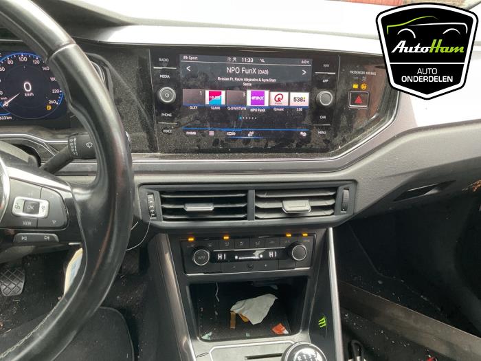 Volkswagen Polo VI 1.0 TSI 12V Samochód złomowany (2021, Szary)