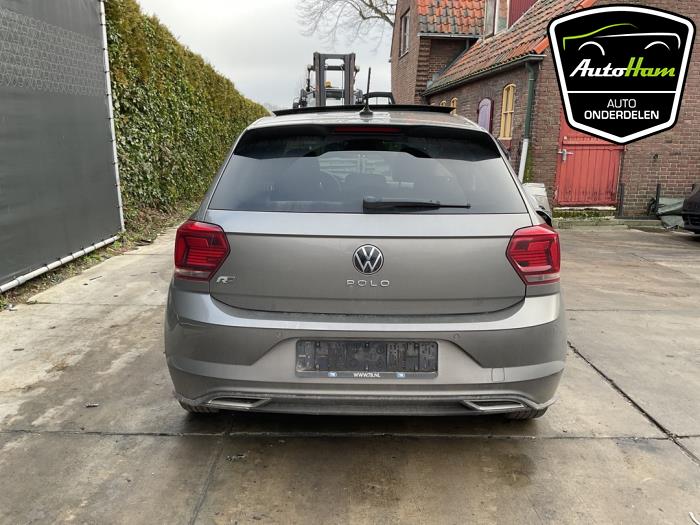 Volkswagen Polo VI 1.0 TSI 12V Samochód złomowany (2021, Szary)