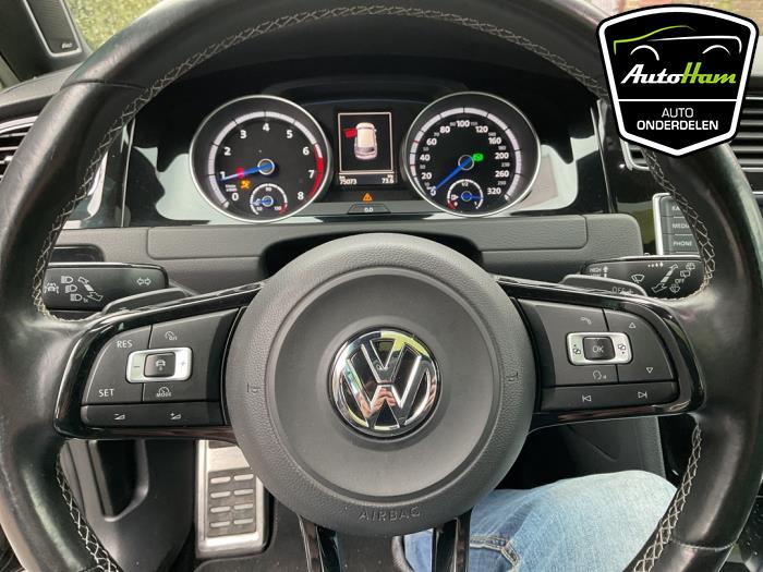 Volkswagen Golf VII 2.0 R 4Motion 16V Épave (2016, Noir)