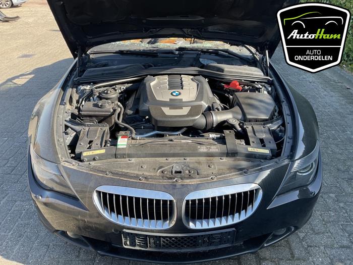 BMW 6 serie 650 i 4.8 V8 32V Vehículo de desguace (2007, Negro)
