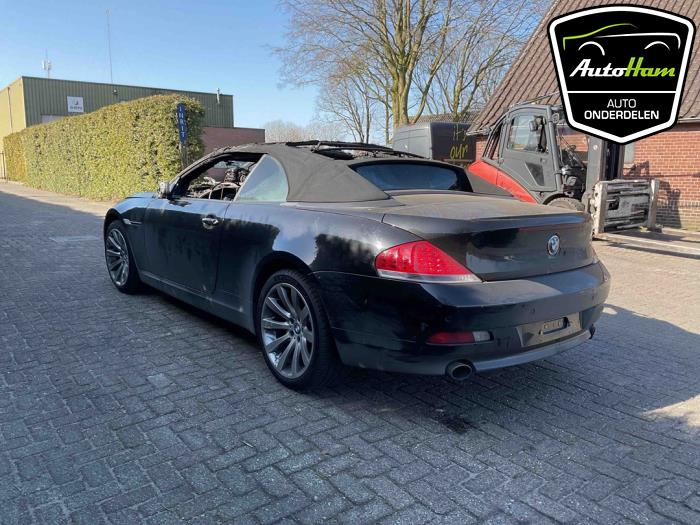 BMW 6 serie 650 i 4.8 V8 32V Vehículo de desguace (2007, Negro)