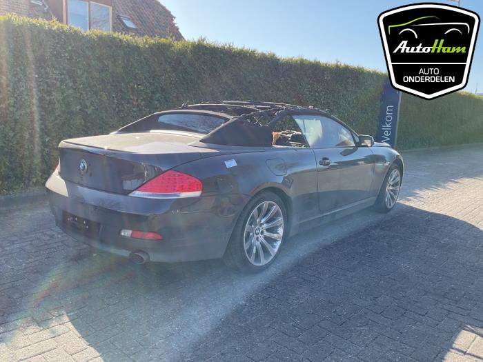 BMW 6 serie 650 i 4.8 V8 32V Vehículo de desguace (2007, Negro)