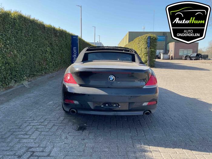 BMW 6 serie 650 i 4.8 V8 32V Vehículo de desguace (2007, Negro)