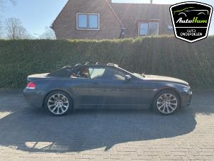 BMW 6 serie 650 i 4.8 V8 32V Vehículo de desguace (2007, Negro)