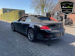 BMW 6 serie 650 i 4.8 V8 32V Vehículo de desguace (2007, Negro)