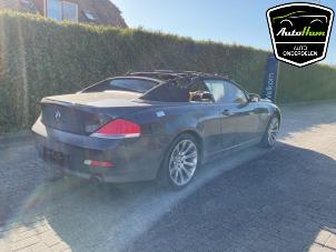 BMW 6 serie 650 i 4.8 V8 32V Vehículo de desguace (2007, Negro)