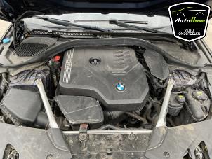 BMW 5 serie Touring 520i 2.0 TwinPower Turbo 16V Épave (2019, Bleu)