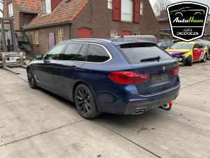BMW 5 serie Touring 520i 2.0 TwinPower Turbo 16V Épave (2019, Bleu)