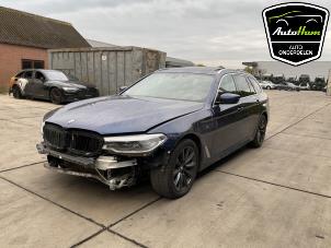 BMW 5 serie Touring 520i 2.0 TwinPower Turbo 16V Épave (2019, Bleu)