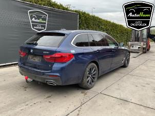 BMW 5 serie Touring 520i 2.0 TwinPower Turbo 16V Épave (2019, Bleu)