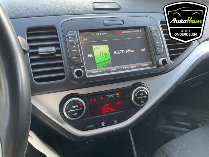 Kia Picanto 1.0 12V Schrottauto (2016, Blau)