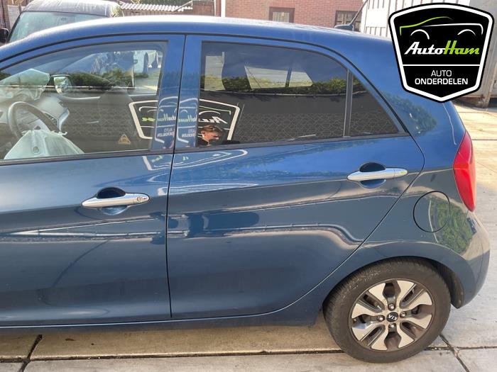 Kia Picanto 1.0 12V Schrottauto (2016, Blau)