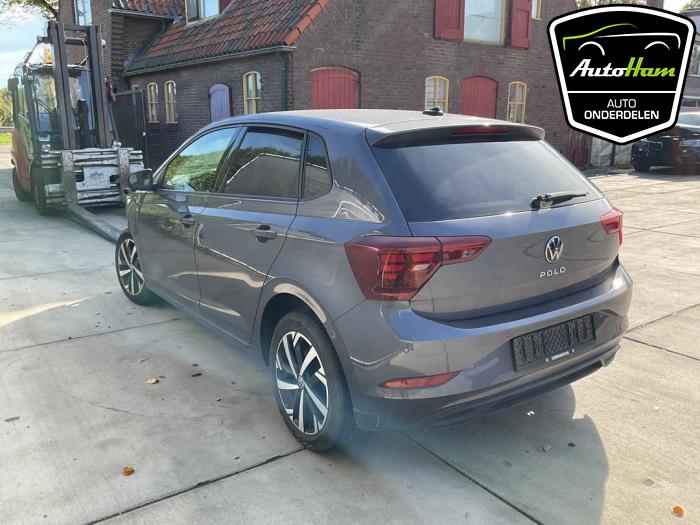 Volkswagen Polo VI 1.0 TSI 12V Samochód złomowany (2022, Szary)