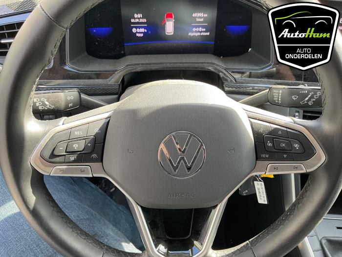 Volkswagen Polo VI 1.0 TSI 12V Samochód złomowany (2022, Szary)