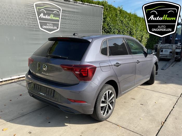 Volkswagen Polo VI 1.0 TSI 12V Samochód złomowany (2022, Szary)