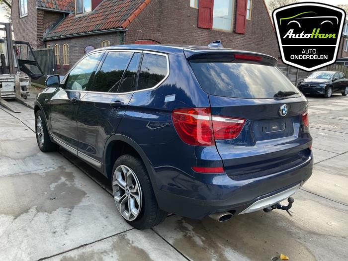 BMW X3 xDrive 20i 2.0 16V Twin Power Turbo Épave (2017, Bleu)