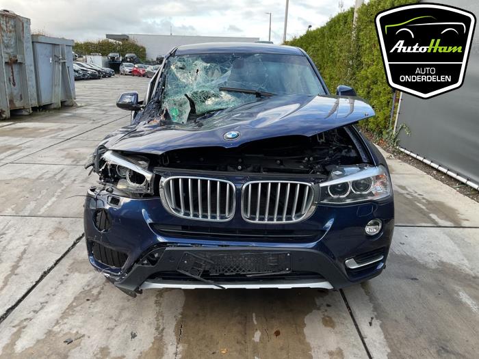 BMW X3 xDrive 20i 2.0 16V Twin Power Turbo Épave (2017, Bleu)