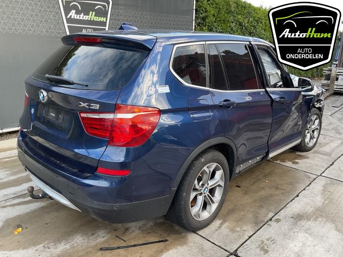 BMW X3 xDrive 20i 2.0 16V Twin Power Turbo Épave (2017, Bleu)