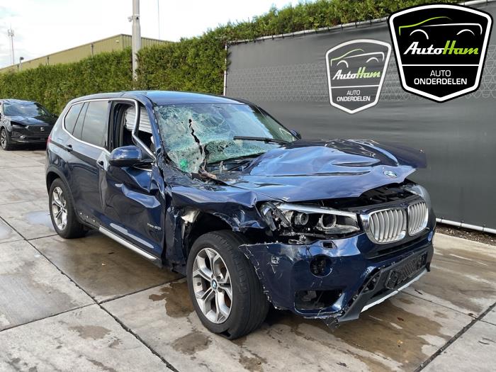 BMW X3 xDrive 20i 2.0 16V Twin Power Turbo Épave (2017, Bleu)