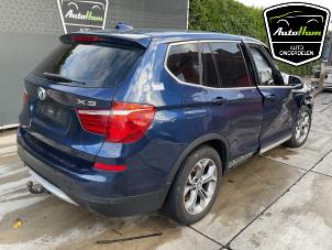 BMW X3 xDrive 20i 2.0 16V Twin Power Turbo Épave (2017, Bleu)