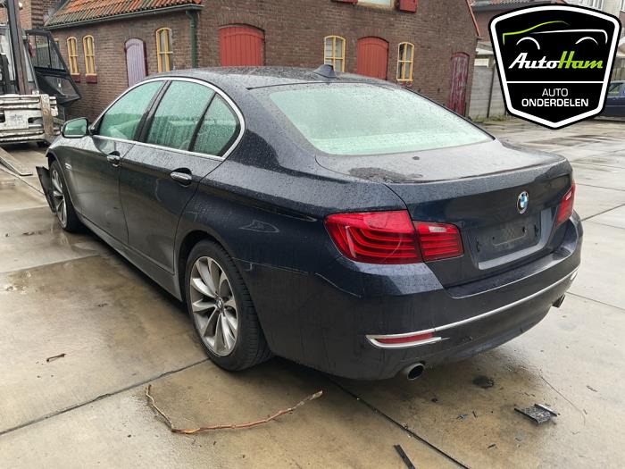 BMW 5 serie 530i 24V TwinPower Turbo Samochód złomowany (2013, Niebieski)