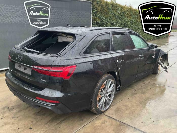 Audi A6 Avant 3.0 V6 24V 50 TDI Mild Hybrid Quattro Épave (2019, Noir)