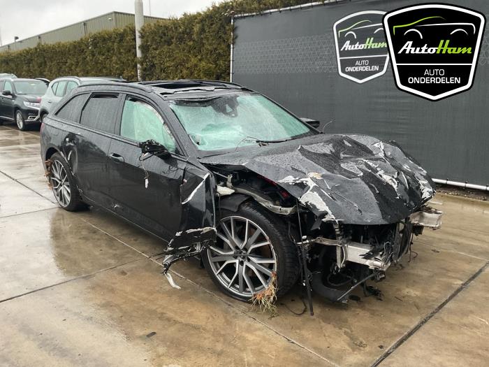 Audi A6 Avant 3.0 V6 24V 50 TDI Mild Hybrid Quattro Épave (2019, Noir)