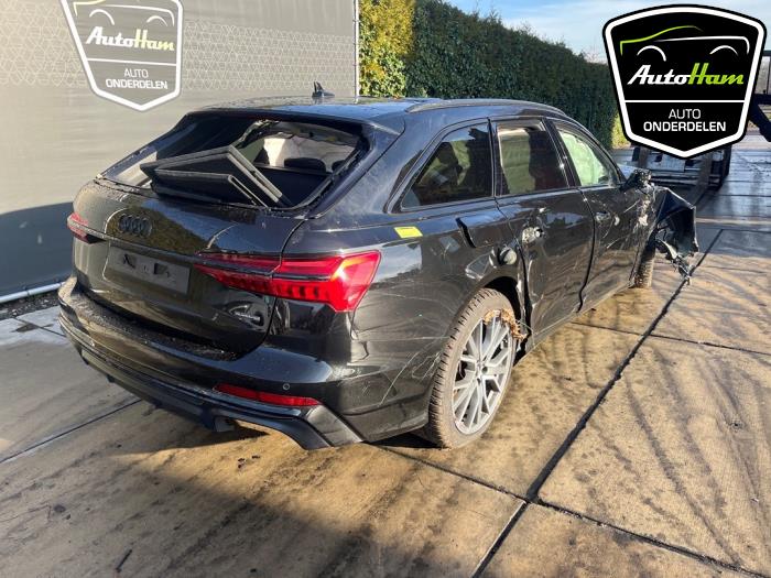 Audi A6 Avant 3.0 V6 24V 50 TDI Mild Hybrid Quattro Épave (2019, Noir)