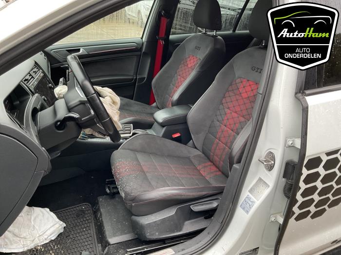 Volkswagen Golf VII 2.0 GTI 16V Performance Package Épave (2018, Blanc)