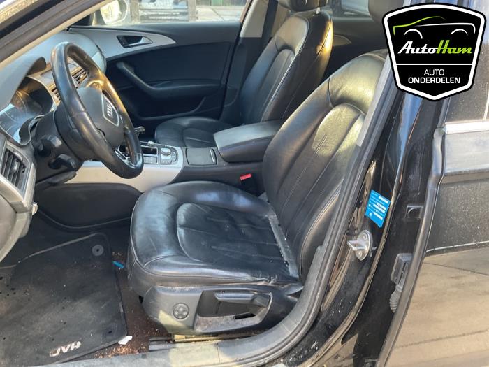 Audi A6 Avant 2.0 TDI 16V Samochód złomowany (2015, Czarny)