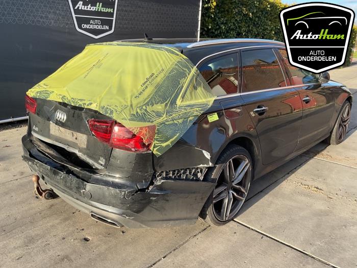 Audi A6 Avant 2.0 TDI 16V Samochód złomowany (2015, Czarny)