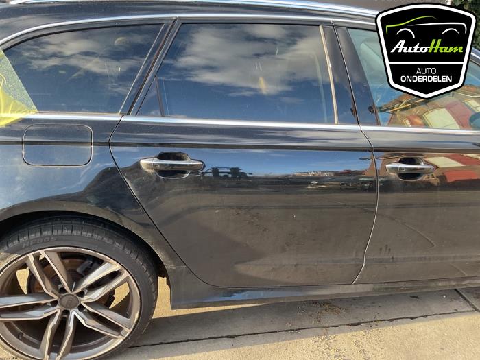 Audi A6 Avant 2.0 TDI 16V Samochód złomowany (2015, Czarny)