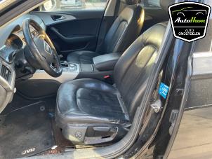 Audi A6 Avant 2.0 TDI 16V Samochód złomowany (2015, Czarny)