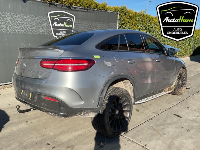 Mercedes GLE AMG Coupe 3.0 450 AMG V6 24V Turbo 4-Matic Épave (2016, Gris)