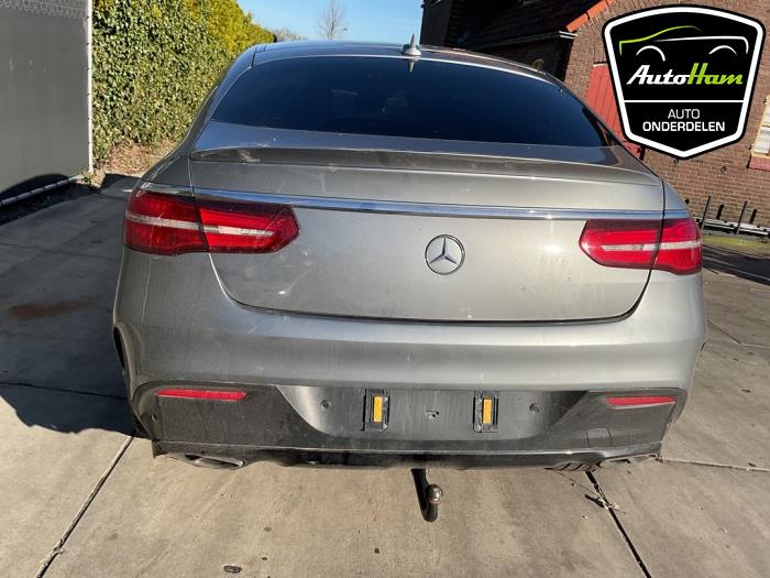Mercedes GLE AMG Coupe 3.0 450 AMG V6 24V Turbo 4-Matic Épave (2016, Gris)