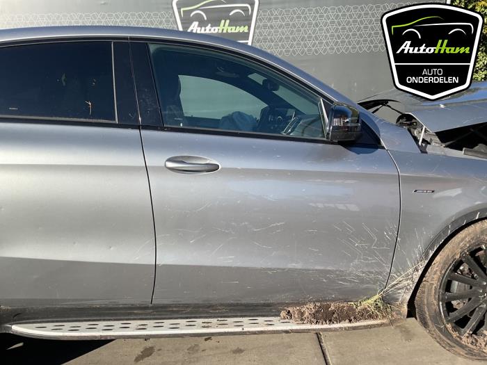 Mercedes GLE AMG Coupe 3.0 450 AMG V6 24V Turbo 4-Matic Épave (2016, Gris)