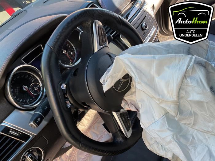 Mercedes GLE AMG Coupe 3.0 450 AMG V6 24V Turbo 4-Matic Épave (2016, Gris)