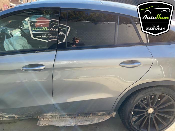 Mercedes GLE AMG Coupe 3.0 450 AMG V6 24V Turbo 4-Matic Épave (2016, Gris)