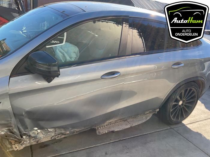 Mercedes GLE AMG Coupe 3.0 450 AMG V6 24V Turbo 4-Matic Épave (2016, Gris)
