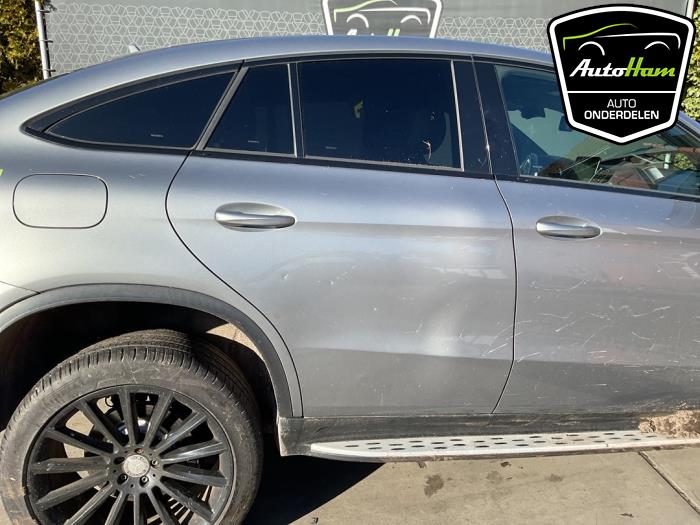 Mercedes GLE AMG Coupe 3.0 450 AMG V6 24V Turbo 4-Matic Épave (2016, Gris)