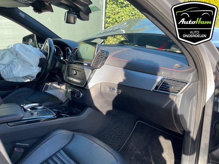 Mercedes GLE AMG Coupe 3.0 450 AMG V6 24V Turbo 4-Matic Épave (2016, Gris)