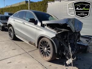 Mercedes GLE AMG Coupe 3.0 450 AMG V6 24V Turbo 4-Matic Épave (2016, Gris)